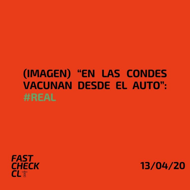 Read more about the article (Imagen) “En Las Condes vacunan desde el auto”: #Real