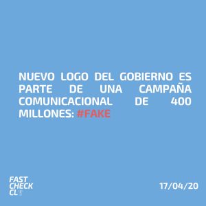 Read more about the article Nuevo logo del Gobierno es parte de una campa帽a comunicacional de 400 millones: #Fake