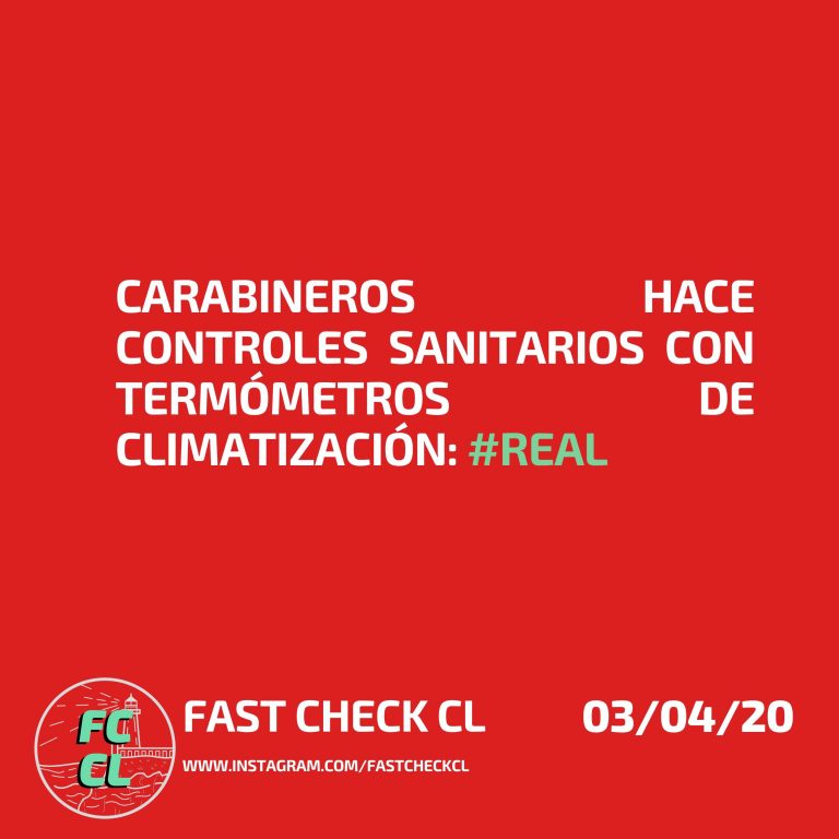 Read more about the article Carabineros hace controles sanitarios con termómetros de climatización: #Real