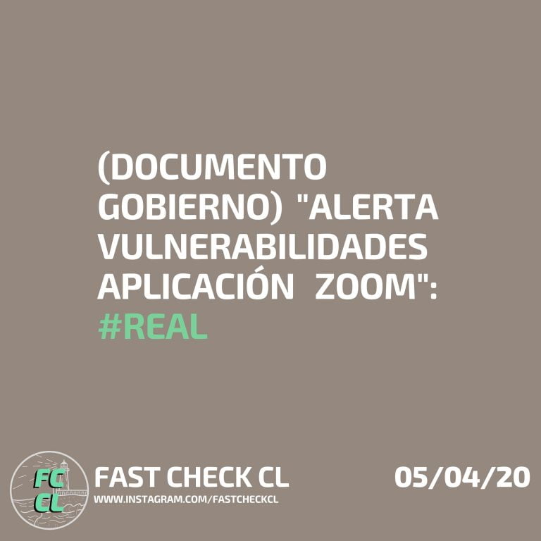 Lee más sobre el artículo (Documento gobierno) “Alerta vulnerabilidades aplicación zoom”: #Real