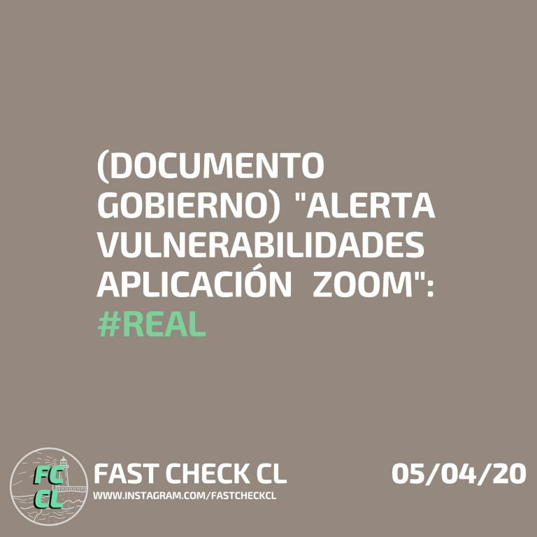 Read more about the article (Documento gobierno) “Alerta vulnerabilidades aplicación zoom”: #Real