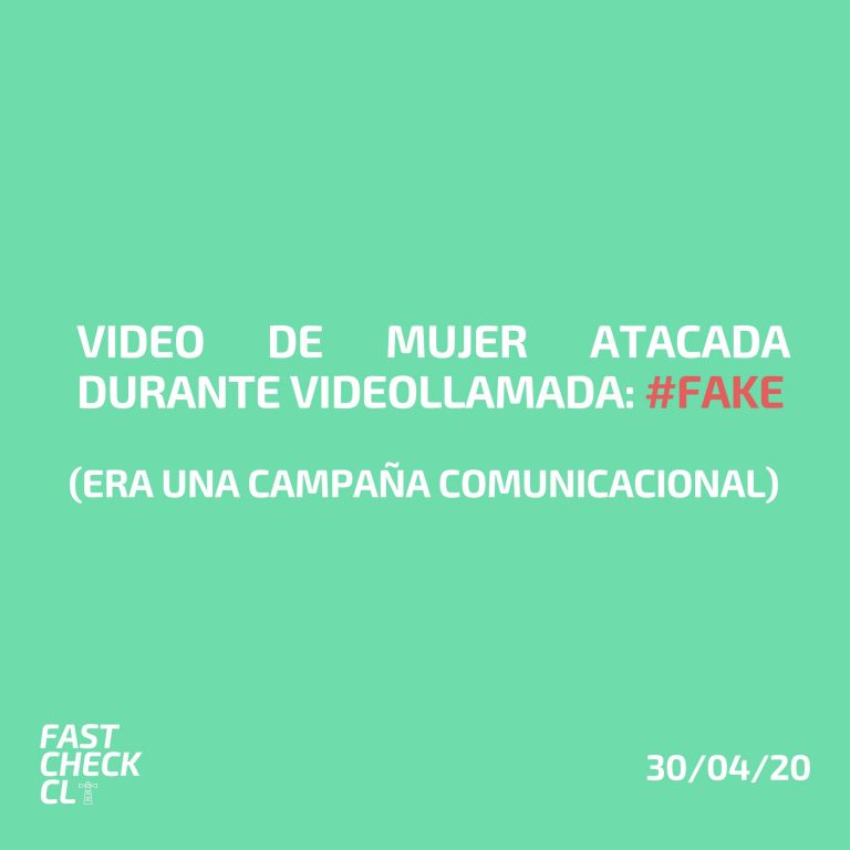 Lee más sobre el artículo Video de mujer atacada durante videollamada: #Fake  (Era una campaña comunicacional)