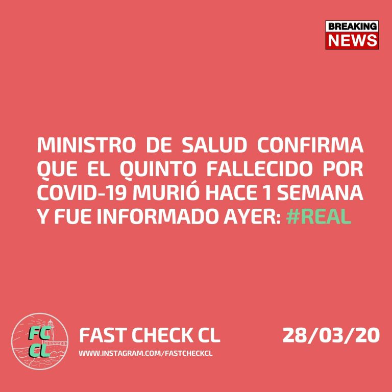 Read more about the article Ministro de Salud confirma que el quinto fallecido por covid-19 murió hace 1 semana y fue informado ayer: #Real