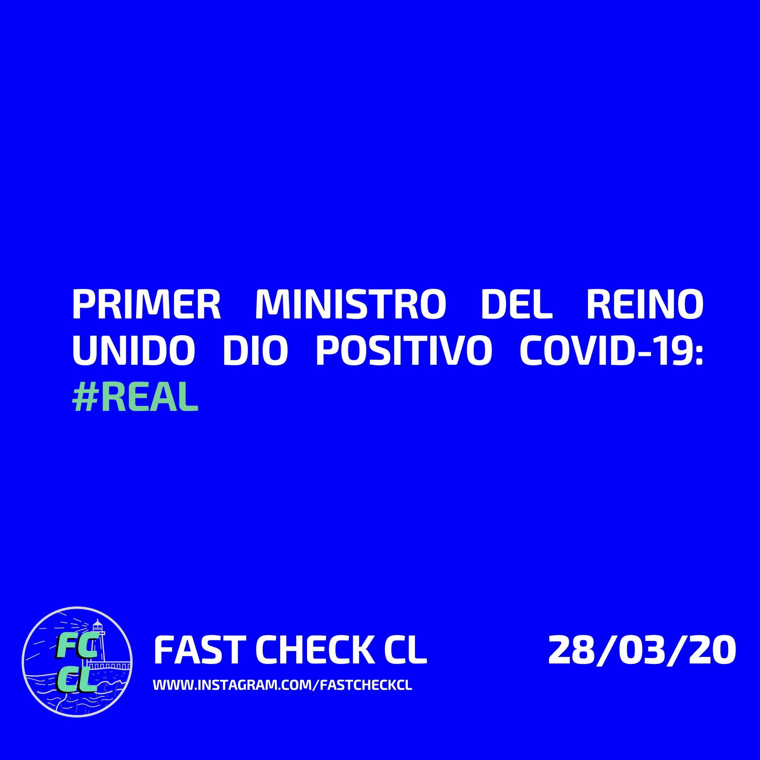 You are currently viewing Primer Ministro del Reino Unido dio positivo Covid-19: #Real