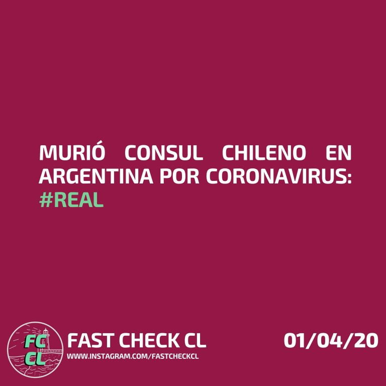 Read more about the article Murió consul chileno en argentina por coronavirus: #real