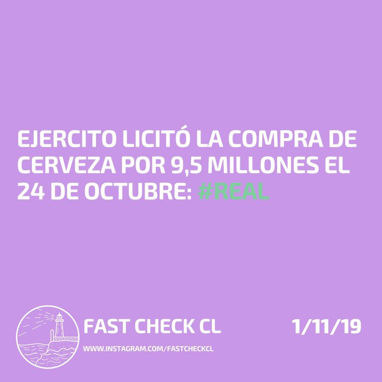 Read more about the article Ejercito licitó la compra de cerveza por 9,5 millones el 24 de octubre: #Real