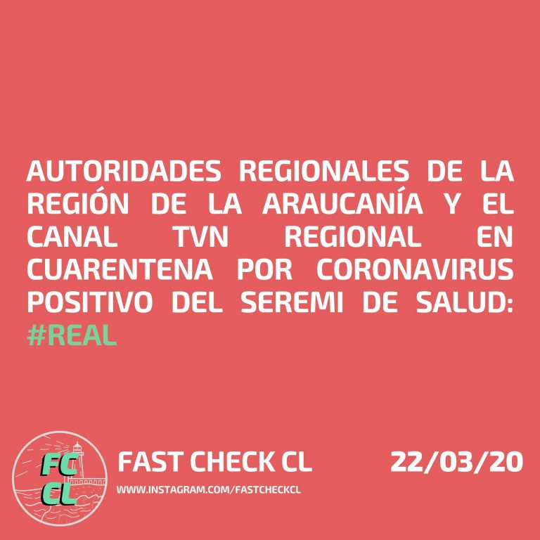 Lee más sobre el artículo Autoridades regionales de la región de la Araucanía y el canal TVN regional en cuarentena por coronavirus positivo del seremi de Salud: #Real