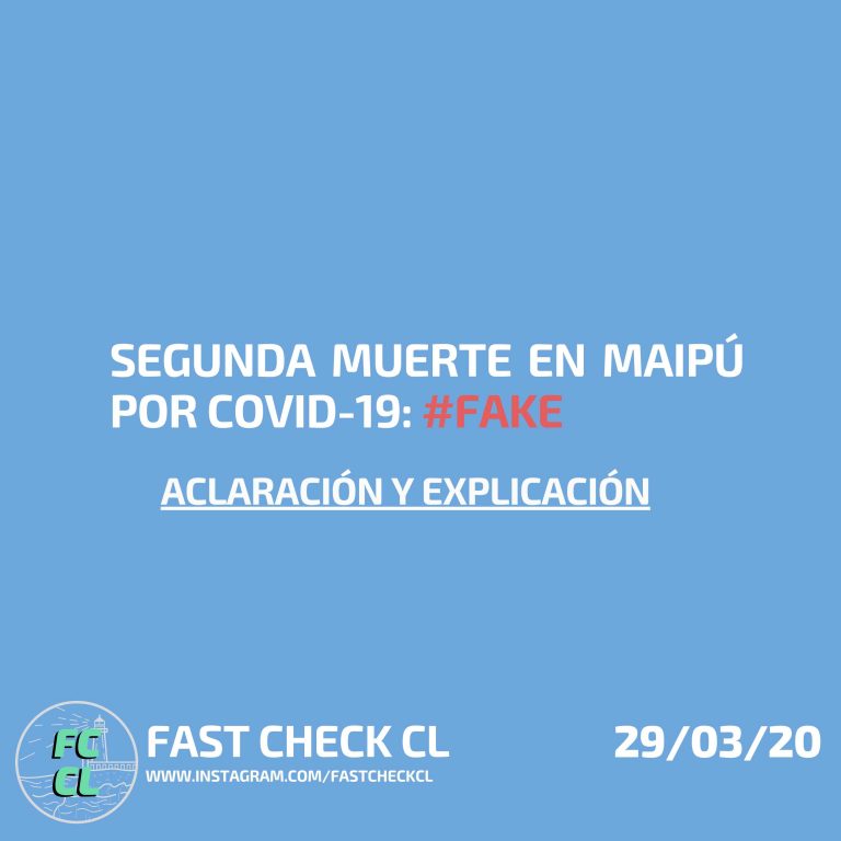 Read more about the article Segunda muerte en maipú por covid-19: #Fake
