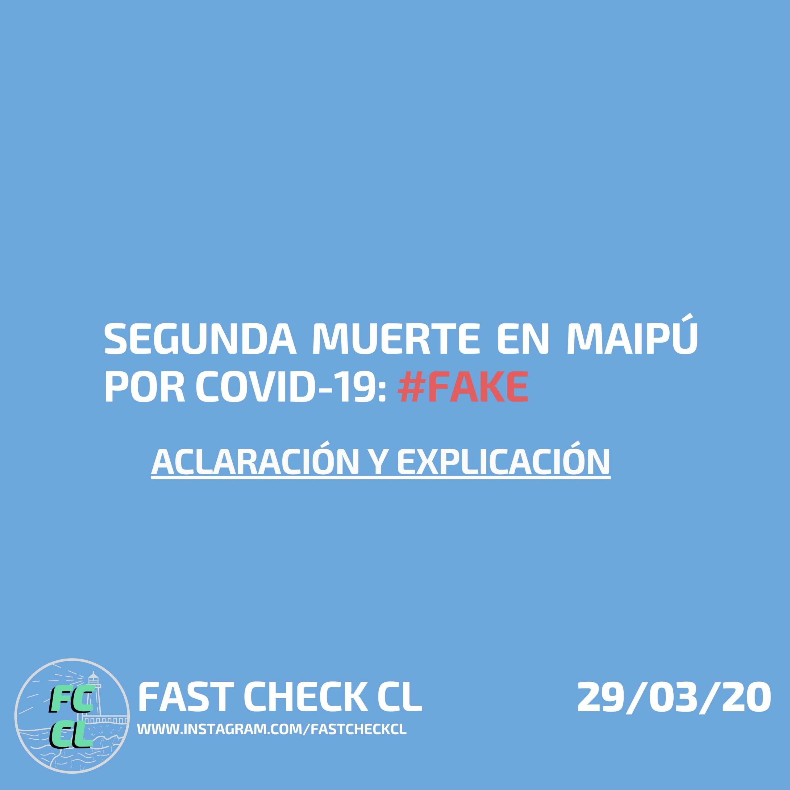 You are currently viewing Segunda muerte en maipú por covid-19: #Fake