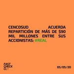 Cencosud acuerda repartición de más de $90 mil millones entre sus accionistas: #Real
