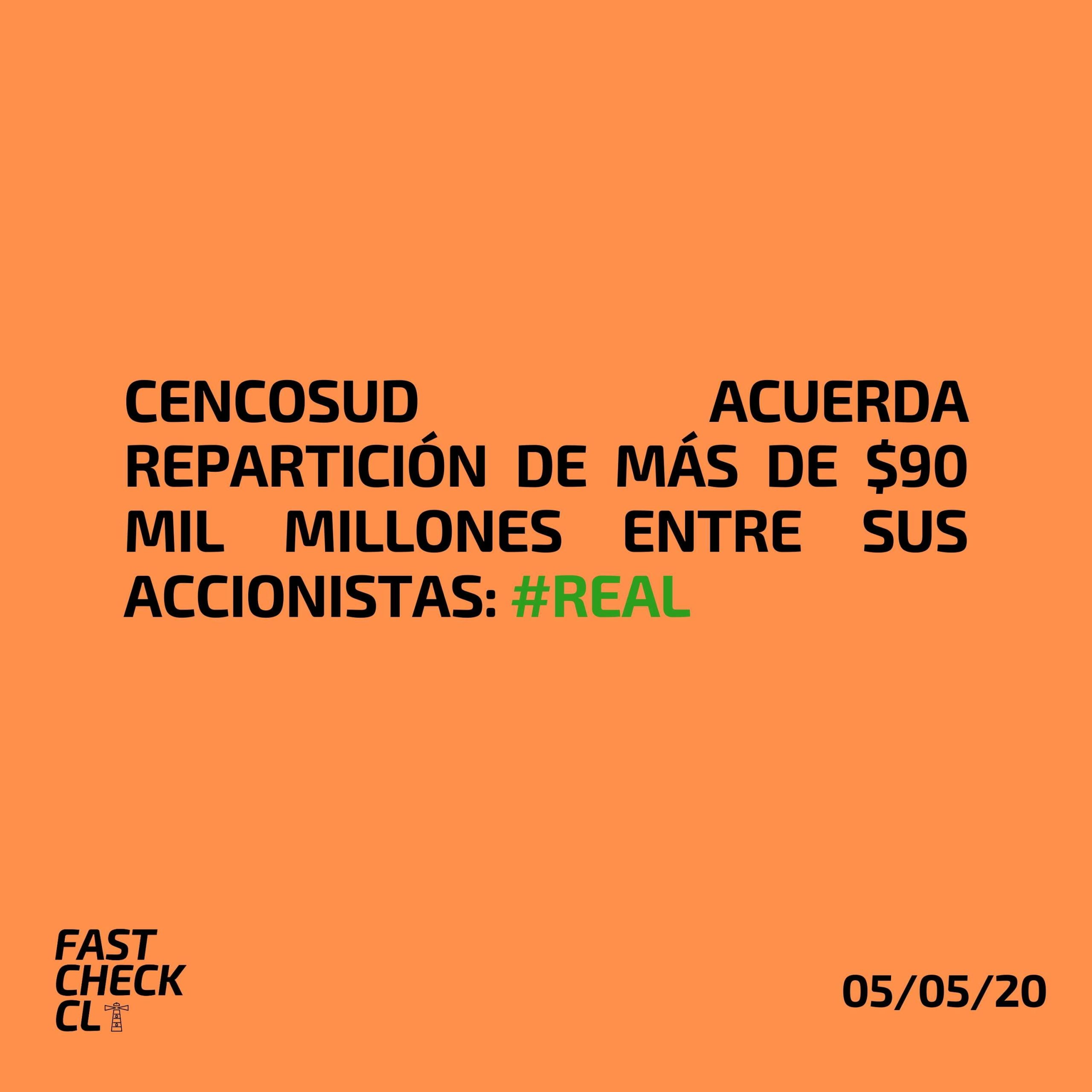 You are currently viewing Cencosud acuerda repartición de más de $90 mil millones entre sus accionistas: #Real