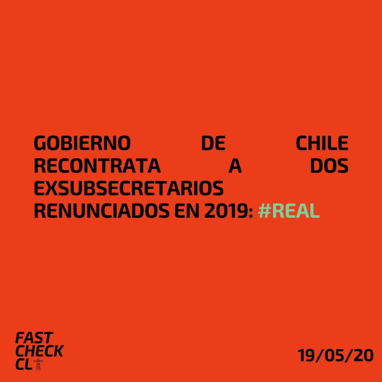 Read more about the article Gobierno de Chile recontrata a dos exsubsecretarios renunciados en 2019: #Real