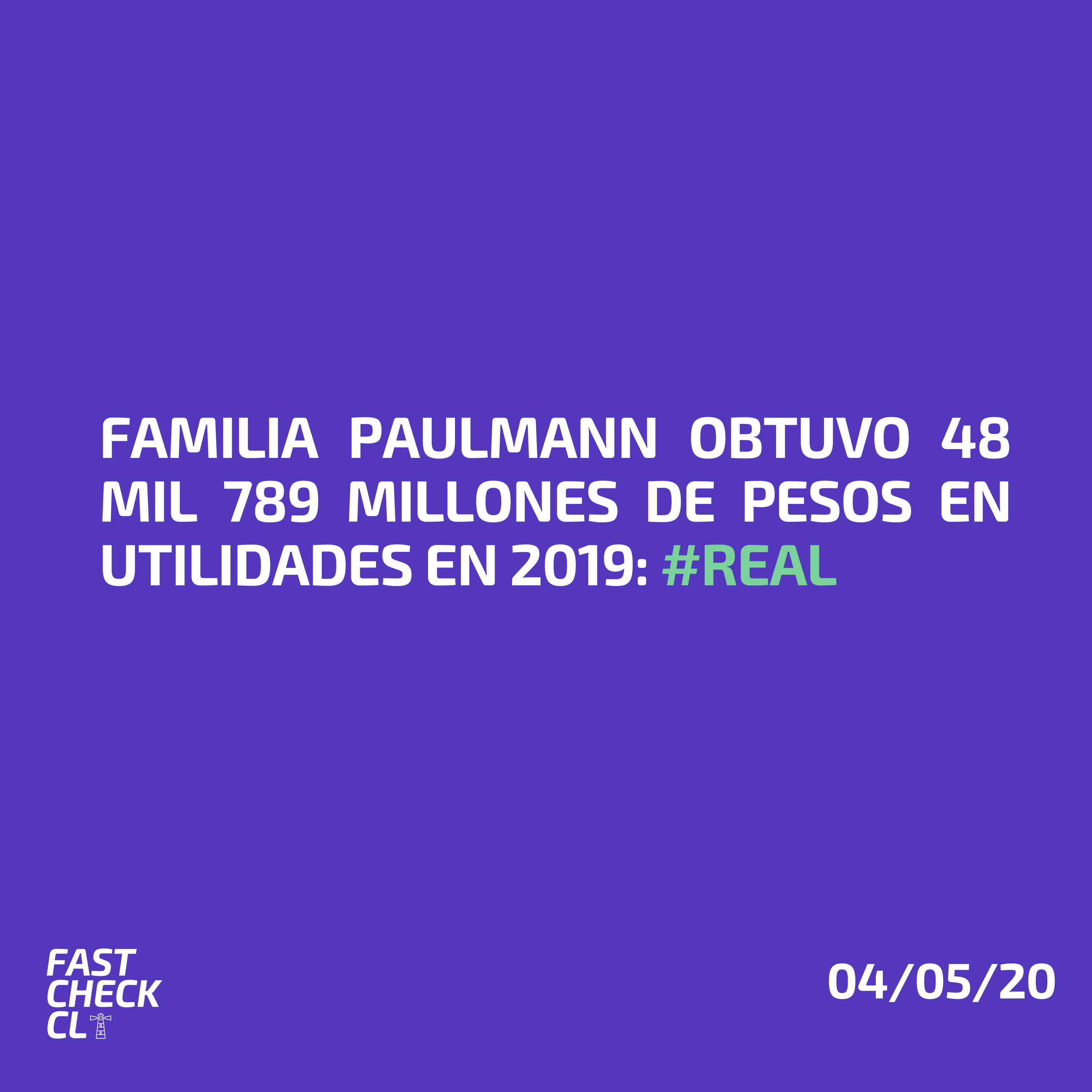 You are currently viewing Familia Paulmann obtuvo 48 mil 789 millones de pesos en utilidades en 2019: #Real