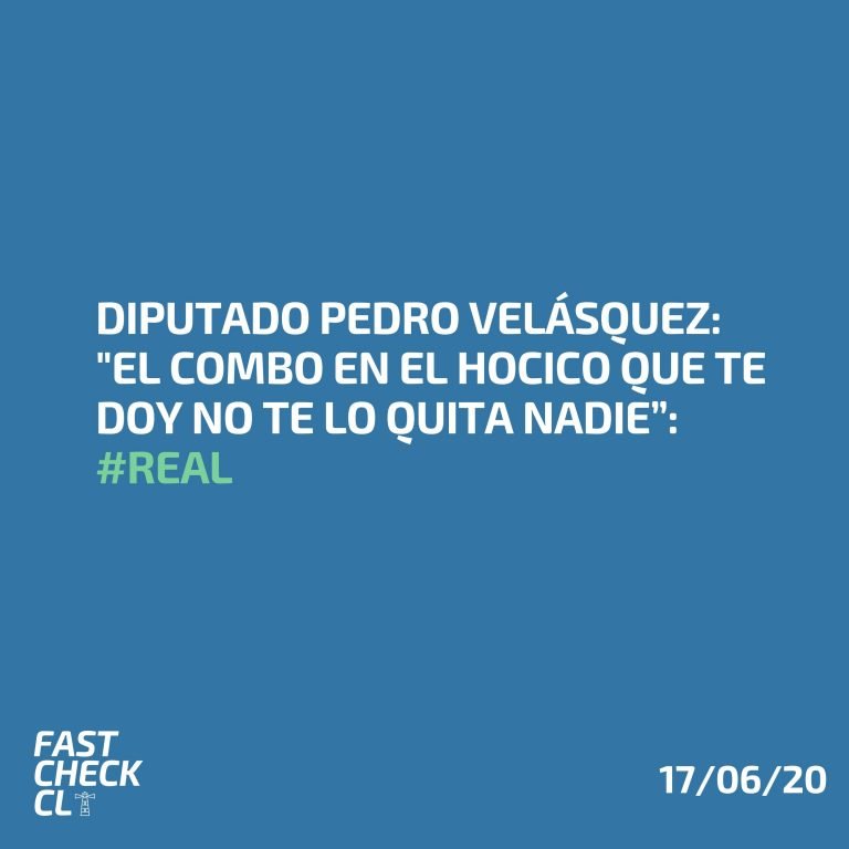 Read more about the article Diputado Pedro Velásquez: “El combo en el hocico que te doy no te lo quita nadie”: #Real