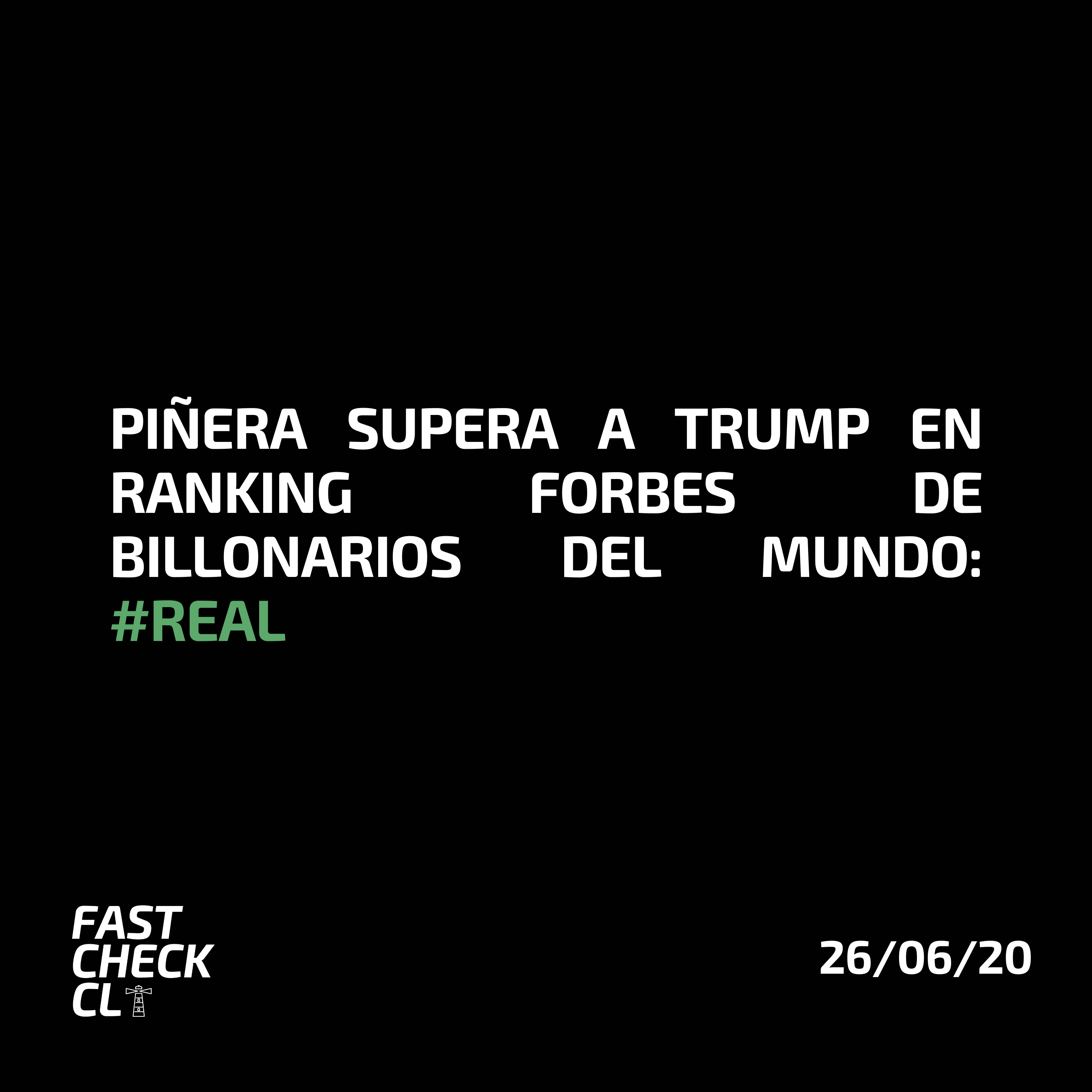You are currently viewing Piñera supera a Trump en ranking Forbes de billonarios del mundo: #Real