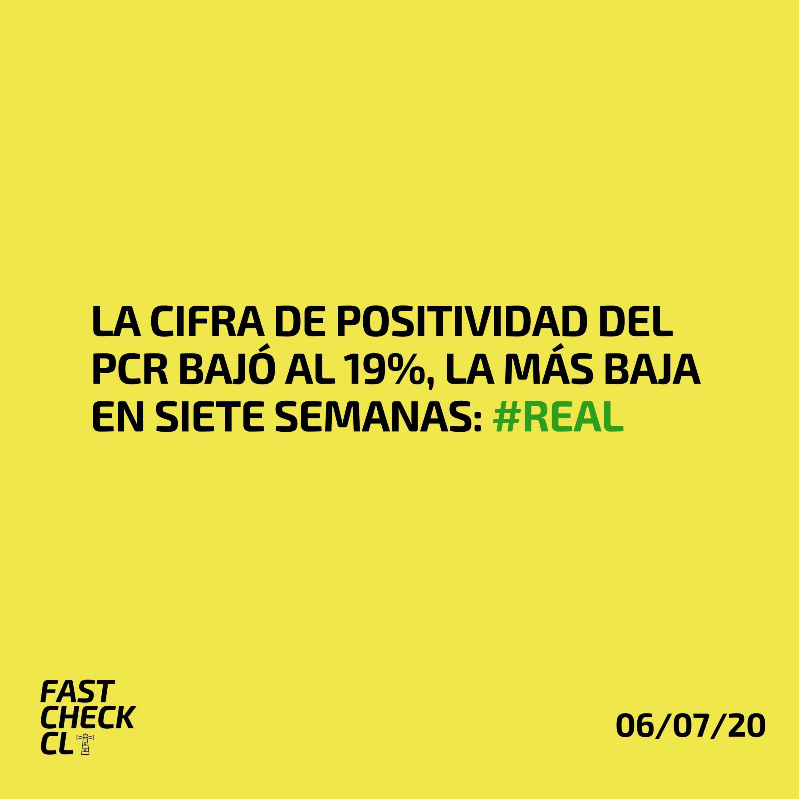 You are currently viewing La cifra de positividad del PCR bajó al 19%, la más baja en siete semanas: #Real