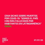 Izkia Siches sobre muertos por Covid-19: “Somos el país con más fallecidos por habitantes en Latinoamérica” #Real