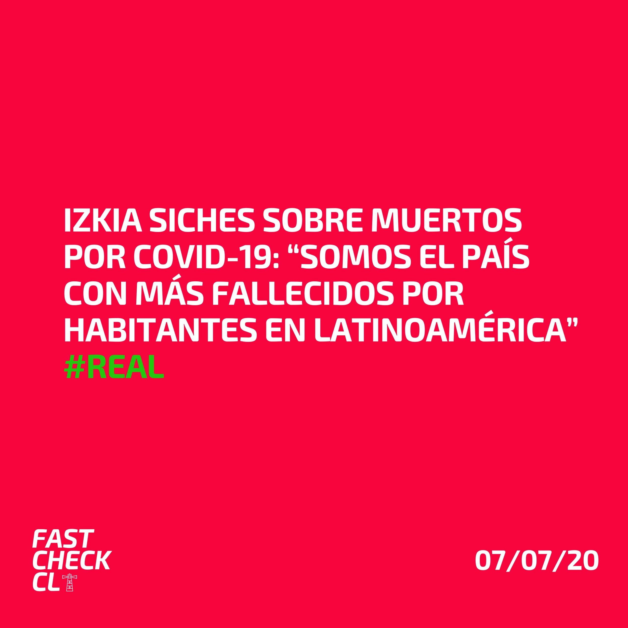 You are currently viewing Izkia Siches sobre muertos por Covid-19: “Somos el país con más fallecidos por habitantes en Latinoamérica” #Real
