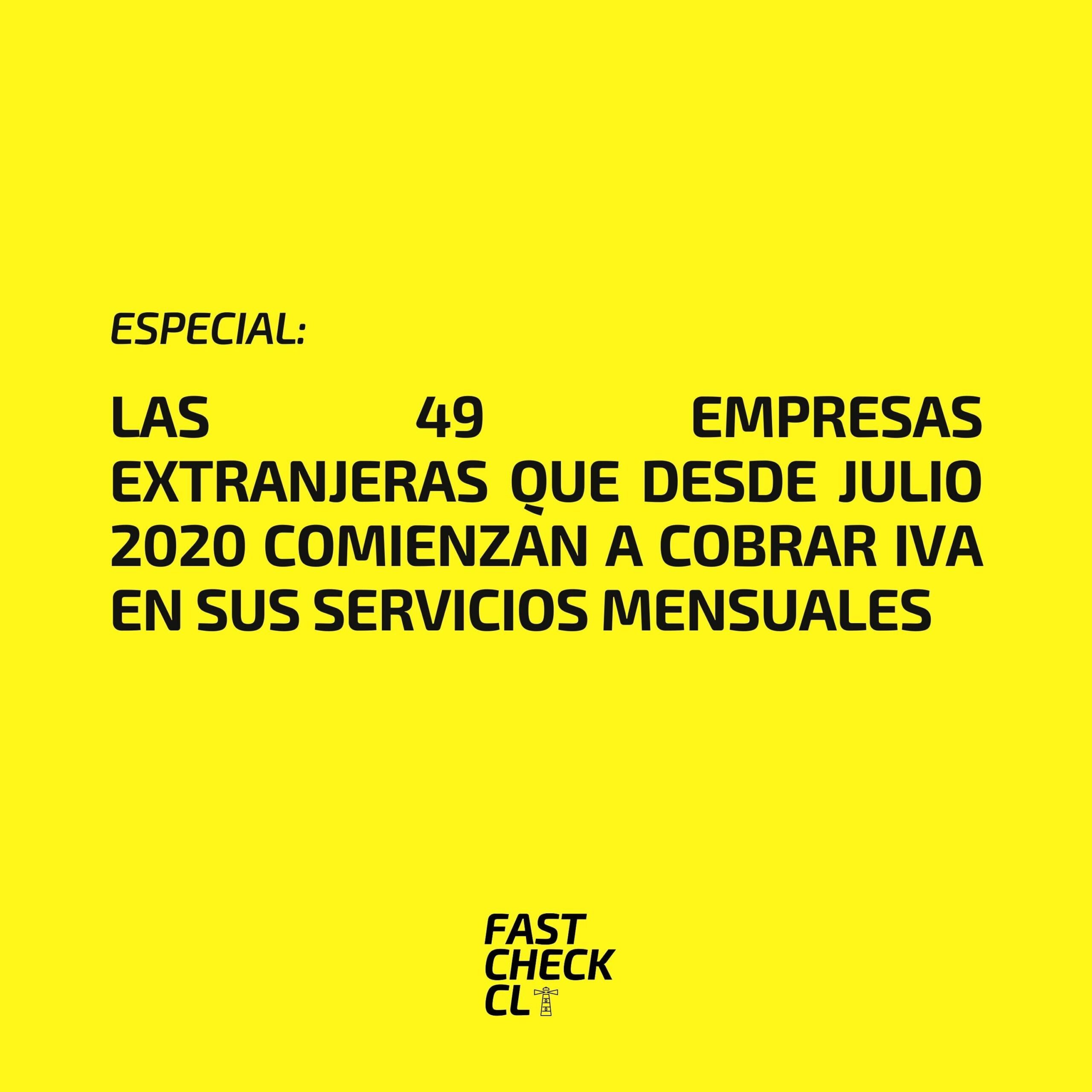 You are currently viewing Las 49 empresas extranjeras que desde julio 2020 comienzan a cobrar IVA en sus servicios mensuales