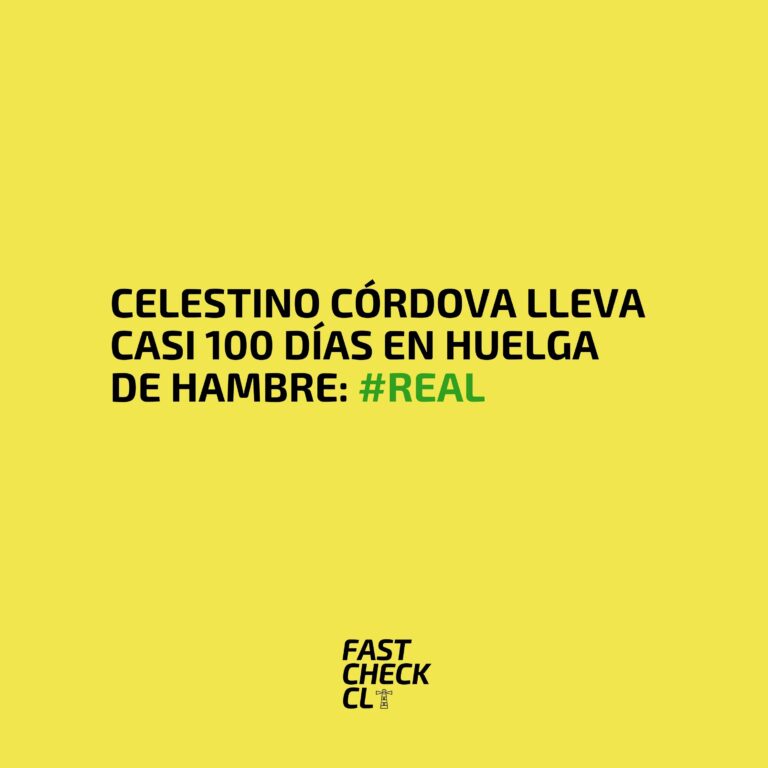 Lee más sobre el artículo Celestino Córdova lleva casi 100 días en huelga de hambre: #Real