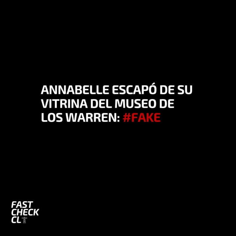 Lee más sobre el artículo Annabelle escapó de su vitrina del museo de los Warren: #Fake