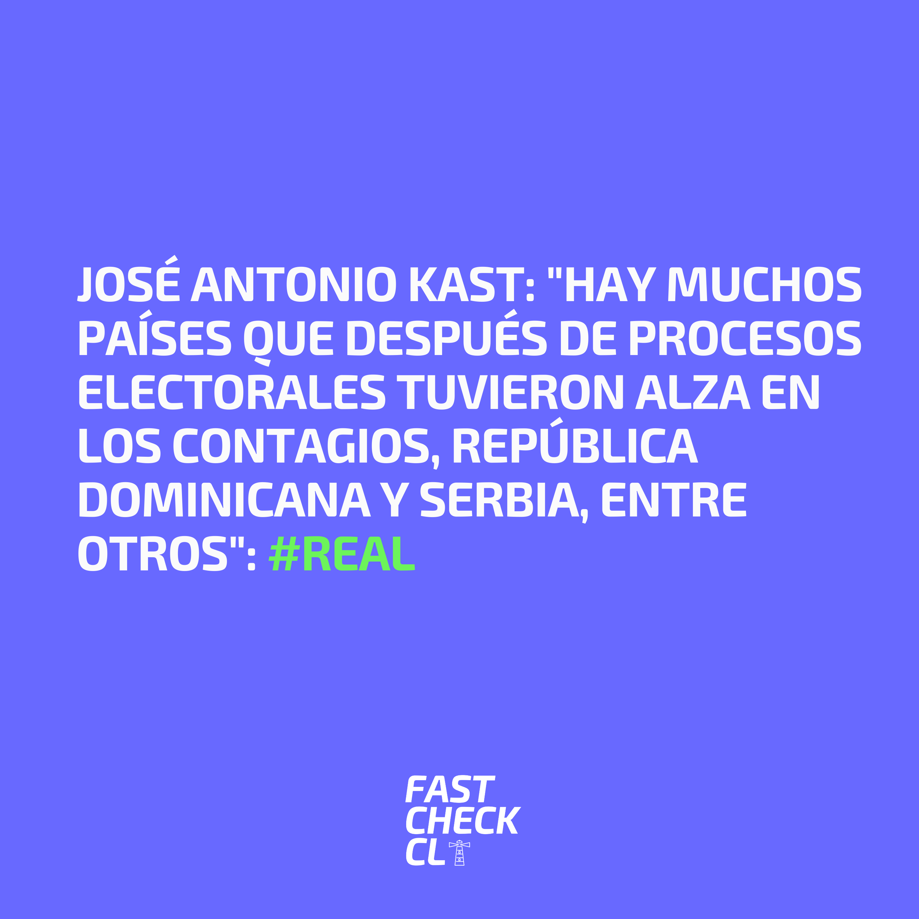 You are currently viewing José Antonio Kast: “Hay muchos países que después de procesos electorales tuvieron alza en los contagios, República Dominicana y Serbia, entre otros”: #Real