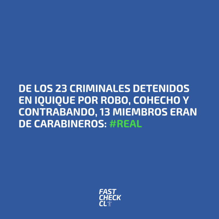 Read more about the article De los 23 criminales detenidos en Iquique por robo, cohecho y contrabando, 13 miembros eran de carabineros: #Real