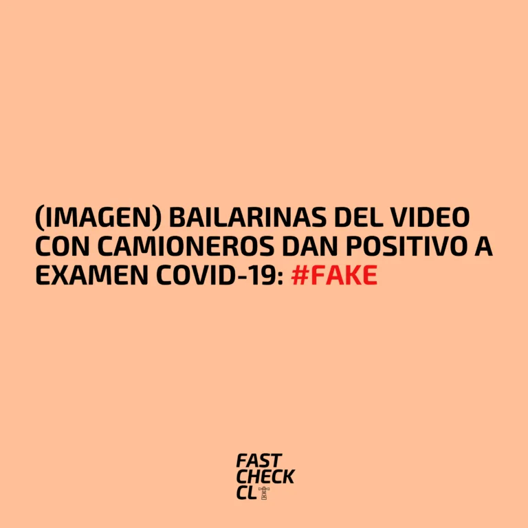 Read more about the article (Imagen) Bailarinas del video con camioneros dan positivo a examen covid-19: #Fake