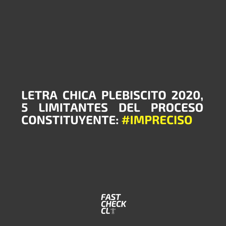 Lee más sobre el artículo Letra chica Plebiscito 2020, 5 limitantes del proceso constituyente: #Impreciso