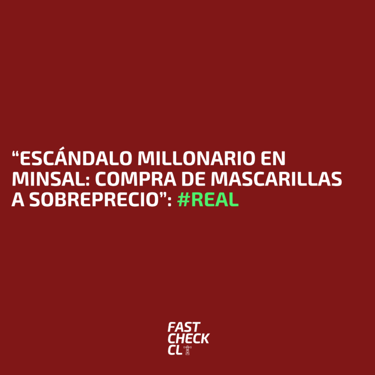 Read more about the article “Escándalo millonario en Minsal: Compra de mascarillas a sobreprecio”: #Real