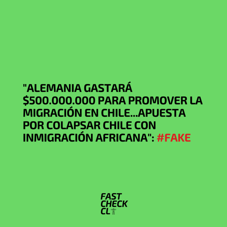 Lee más sobre el artículo “Alemania gastará $500.000.000 para promover la migración en Chile…Apuesta por colapsar Chile con inmigración africana”: #Fake
