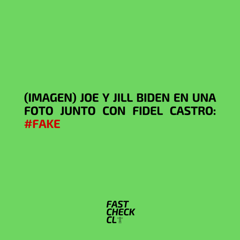 Read more about the article (Imagen) Joe y Jill Biden en una foto junto con Fidel Castro: #Fake
