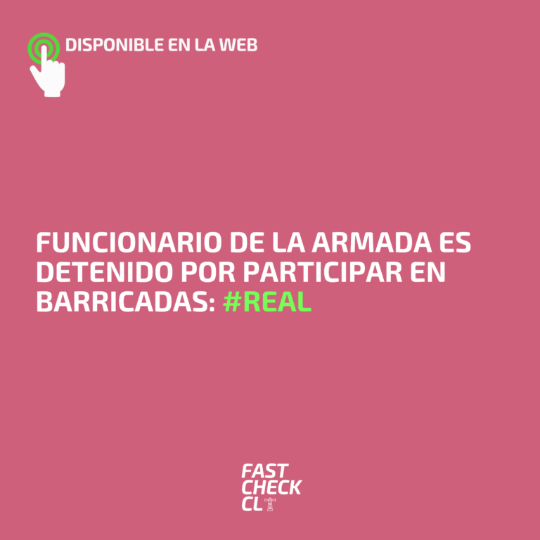 Read more about the article Funcionario de la Armada es detenido por participar en barricadas: #Real