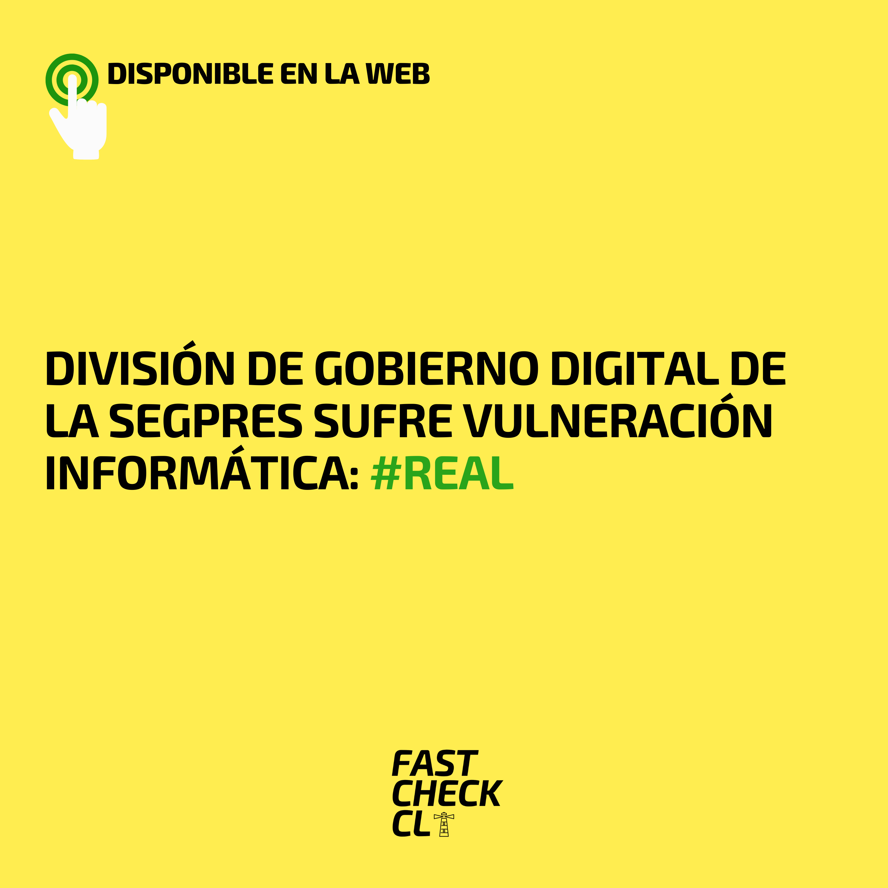 You are currently viewing División de Gobierno Digital de la Segpres sufre vulneración informática: #Real