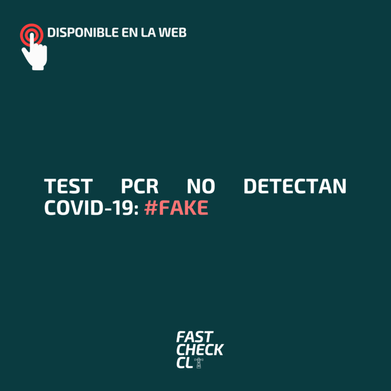 Lee más sobre el artículo Test PCR no detectan Covid-19: #Fake