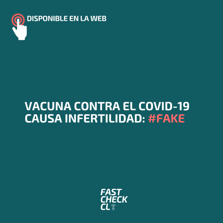 Lee más sobre el artículo Vacuna contra el covid-19 causa infertilidad: #Fake
