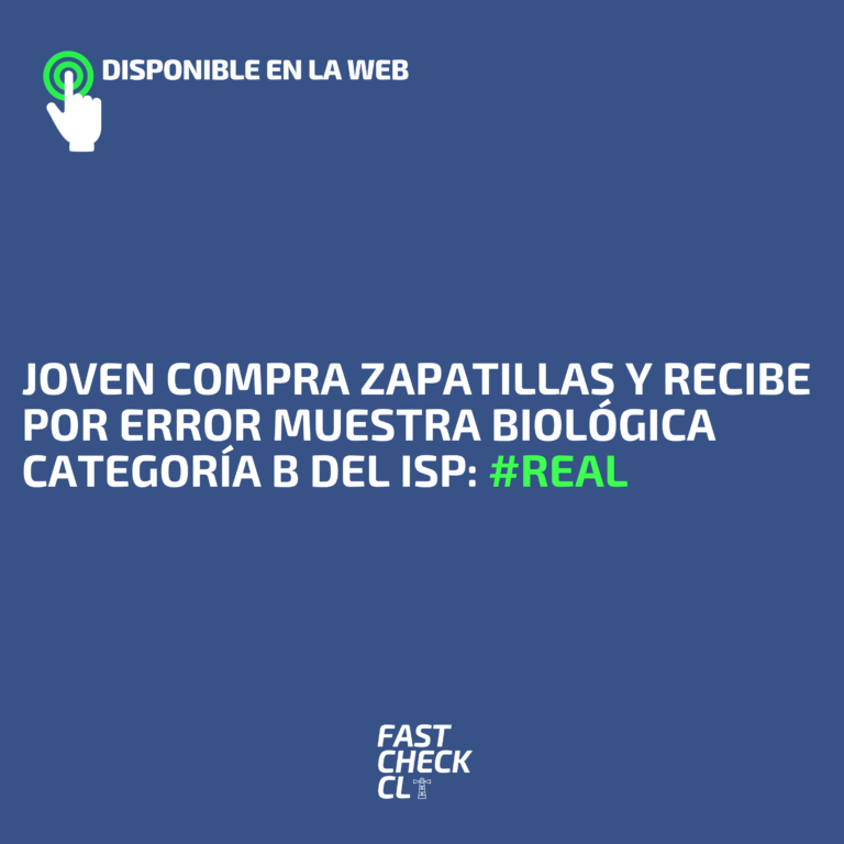 Lee más sobre el artículo Joven compra zapatillas y recibe por error muestra biológica categoría B del ISP: #Real