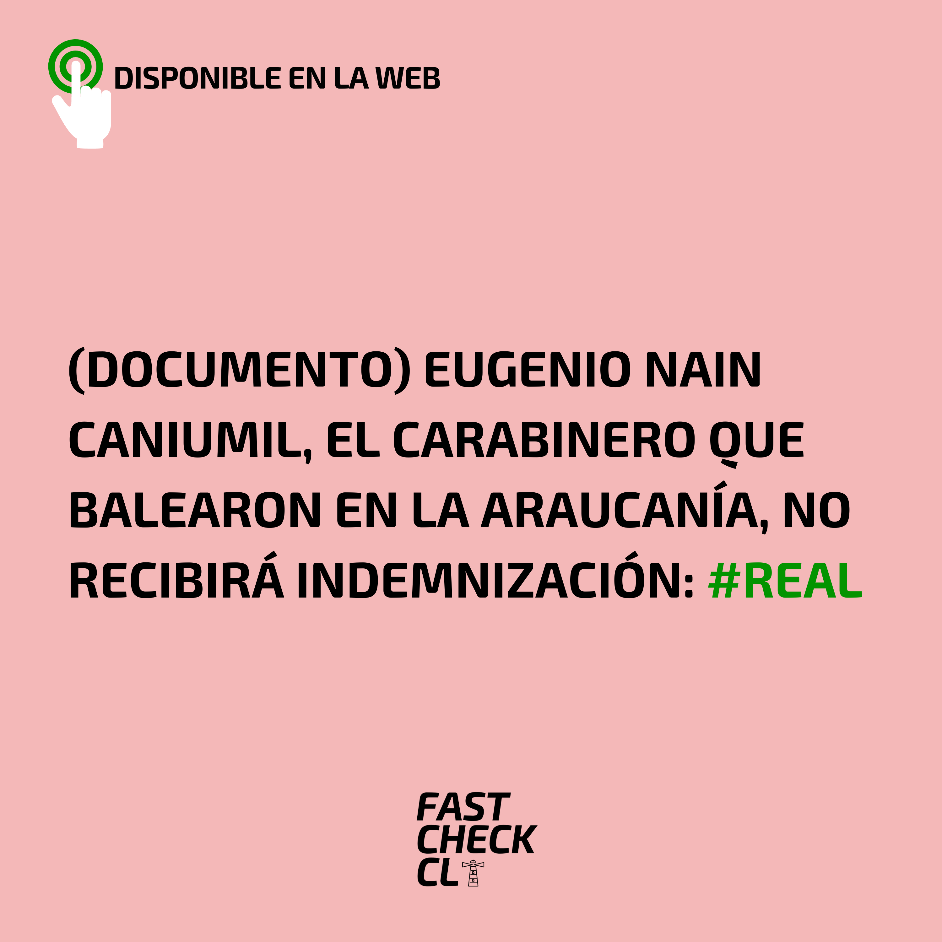 Read more about the article (Documento) Eugenio Nain Caniumil, el carabinero que balearon en la Araucanía, no recibirá indemnización: #Real