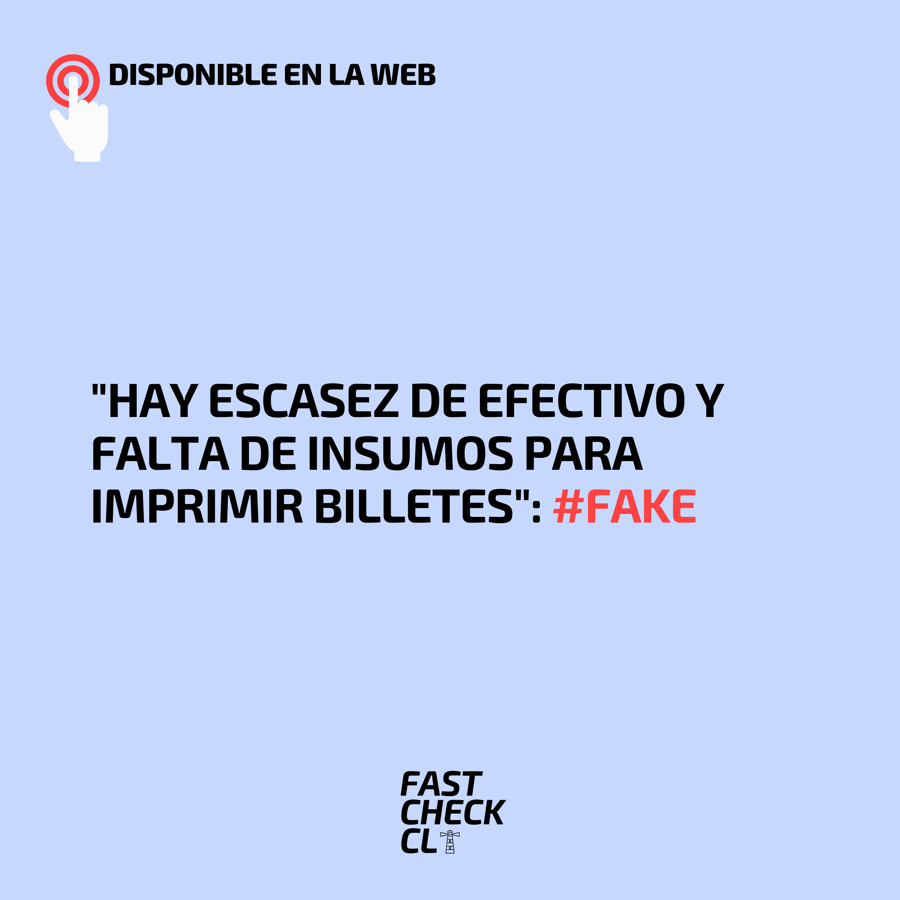 You are currently viewing “Hay escasez de efectivo y falta de insumos para imprimir billetes”: #Fake