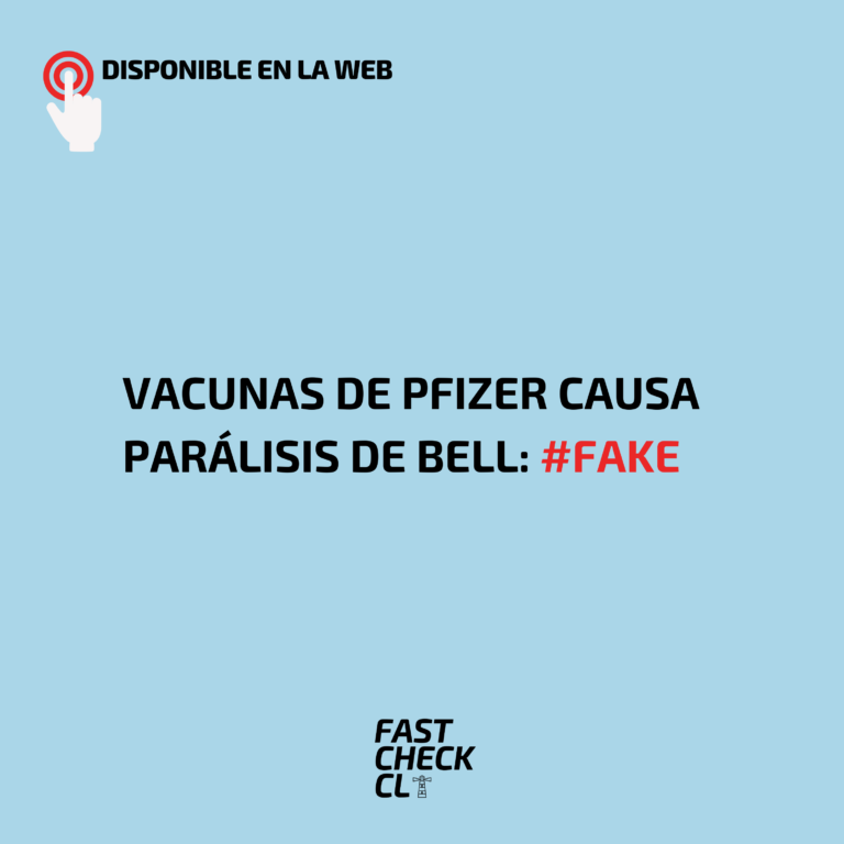 Lee más sobre el artículo Vacunas de Pfizer causa Parálisis de Bell: #Fake