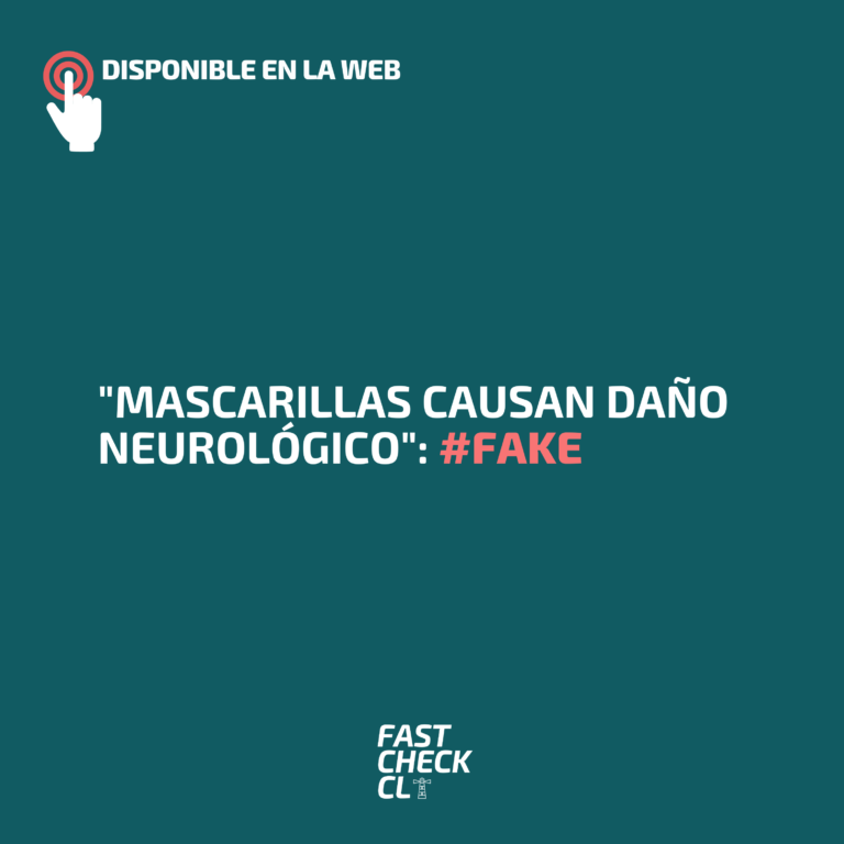 Read more about the article “Mascarillas causan daño neurológico”: #Fake