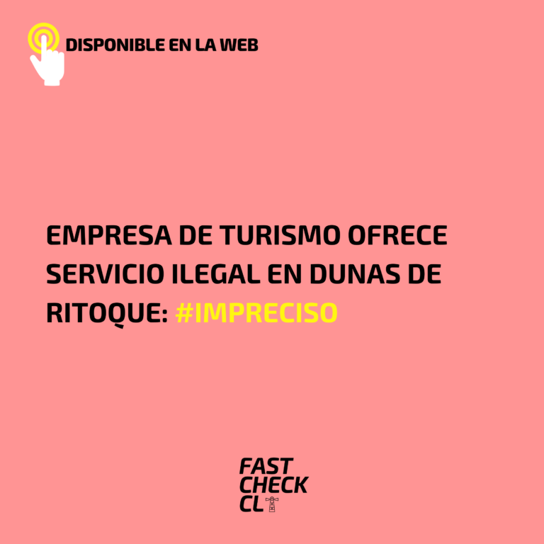 Lee más sobre el artículo Empresa de turismo ofrece servicio ilegal en Dunas de Ritoque: #Impreciso