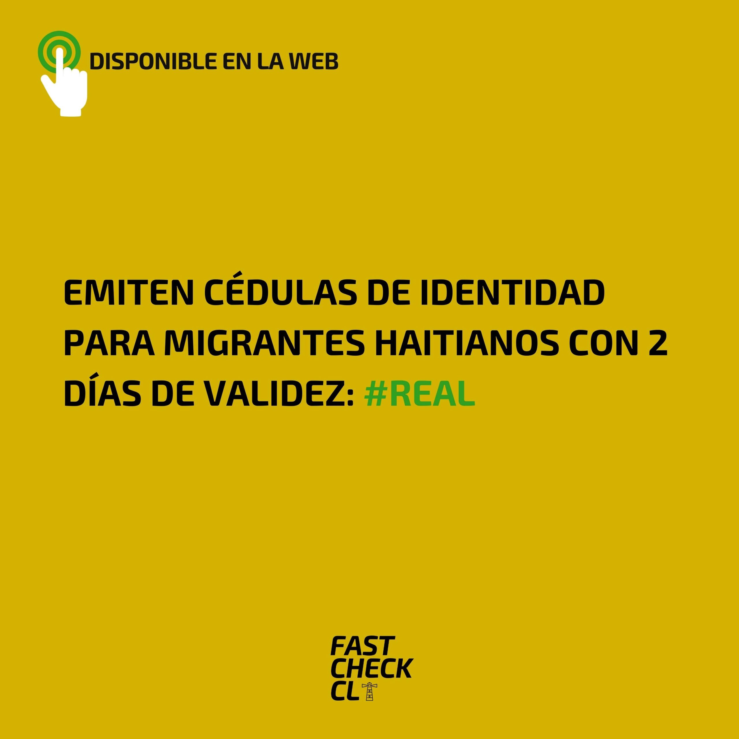 Read more about the article Emiten cédulas de identidad para migrantes haitianos con 2 días de validez: #Real