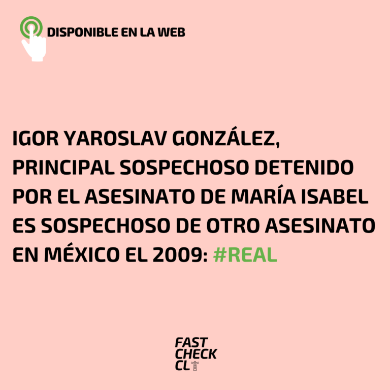 Read more about the article Igor Yaroslav González, principal sospechoso detenido por el asesinato de María Isabel es sospechoso de otro asesinato en México el 2009: #Real