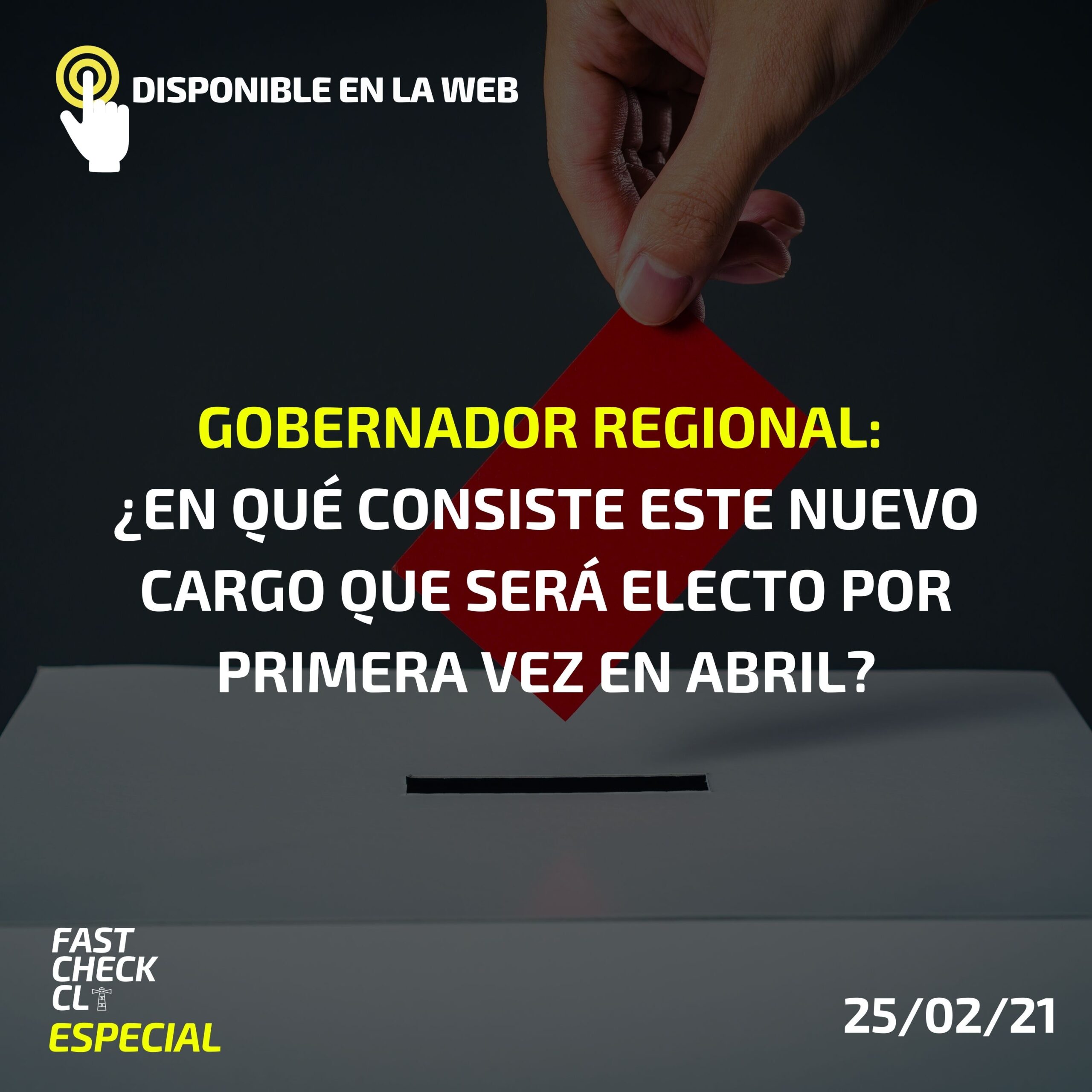 Read more about the article Gobernador Regional: ¿En qué consiste este nuevo cargo que será electo por primera vez en abril?