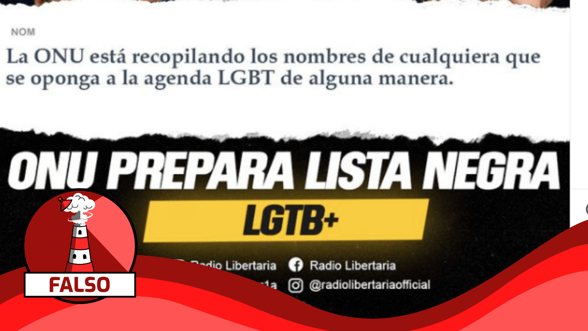 Read more about the article “ONU prepara lista negra de grupos de odio LGTB”: #Falso