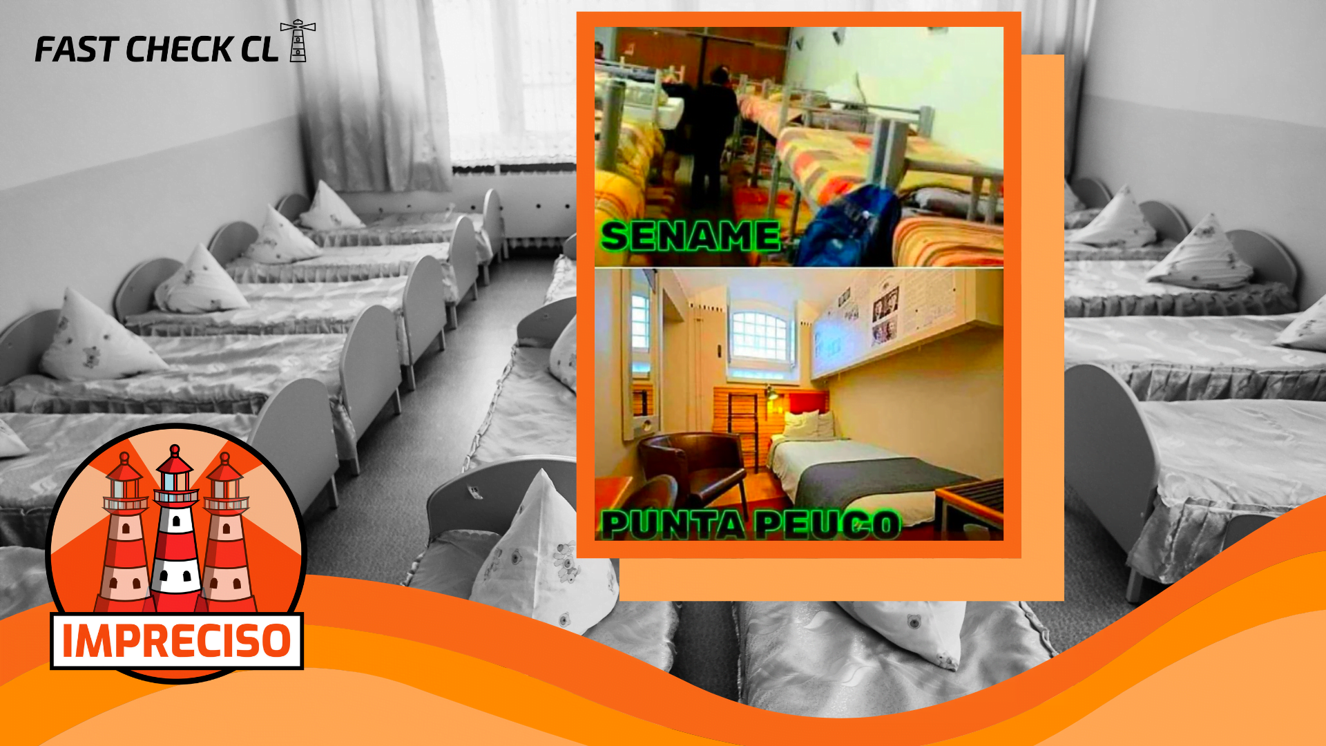 You are currently viewing Imagen comparativa de penal Punta Peuco y el Sename: #Imprecisa