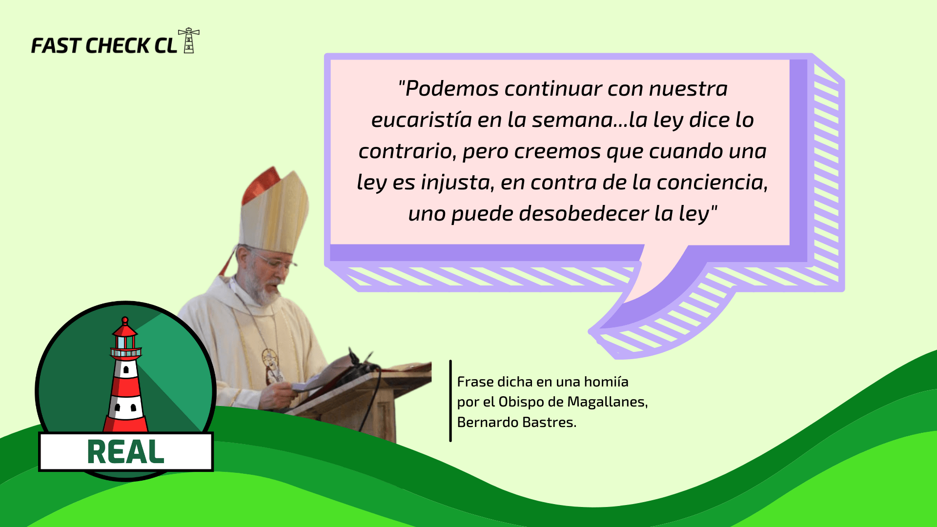 You are currently viewing Obispo Bernardo Bastres: “Podemos continuar con nuestra eucaristía en la semana…la ley dice lo contrario, pero creemos que cuando una ley es injusta, en contra de la conciencia, uno puede desobedecer la ley”: #Real