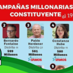 (Imagen) 15 candidatos constituyentes tienen campañas millonarias: #Real