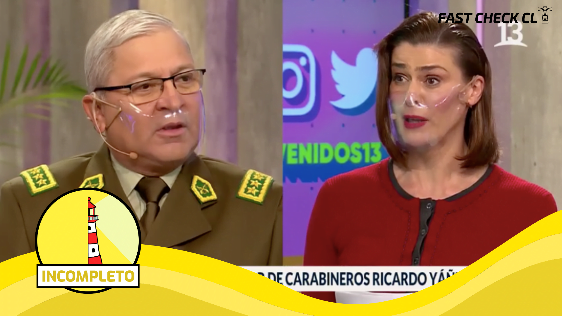 You are currently viewing “Nosotros tenemos 5 funcionarios (carabineros) que perdieron la vista, 86 quemados con ácido y bombas molotov y 156 heridos a bala”: #Incompleto
